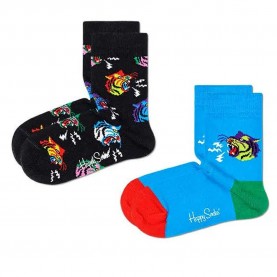 чорапи,детски,чорапи,happy,socks,tiger,socks,2,pairs,multicolor,(blue,black)