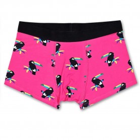 чорапи,мъжко,бельо,happy,socks,toucan,boxers,multicolor,(pink)