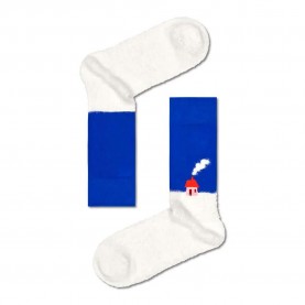 чорапи,мъжки,чорапи,happy,socks,welcome,home,long,socks,multicolor,(blue)