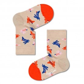 чорапи,детски,чорапи,happy,socks,wool,bunny,socks,multicolor,(beige)