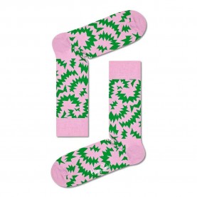 чорапи,мъжки,чорапи,happy,socks,zig,zag,long,socks,multicolor,(pink)