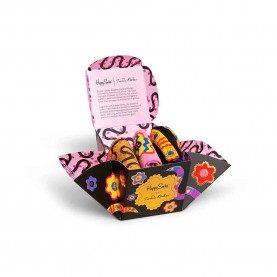 чорапи,мъжки,чорапи,happy,socks,zandra,rhodes,long,socks,3,pairs,multicolor,(pink)