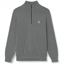 Блуза BOSS Kanobix S 10265846 ORANGE half zip sweater - Grey (Silver 041) блуза,мъжки,пуловери,дамски,пуловери,boss,kanobix,s,10265846,orange,half,zip,sweater,grey,(silver,041)