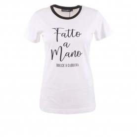 тениска,дамски,тениски,dolce,&,gabbana,746035,short,sleeve,t,shirt,white