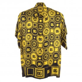 риза,с,къс,ръкав,мъжки,ризи,dolce,&,gabbana,746162,short,sleeve,shirt,yellow