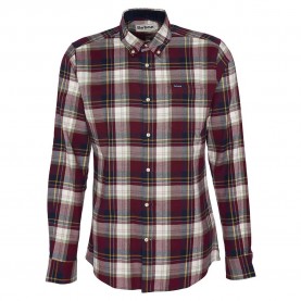 риза,с,дълъг,ръкав,мъжки,ризи,barbour,crossfell,tailored,long,sleeve,shirt,red,(merlot)