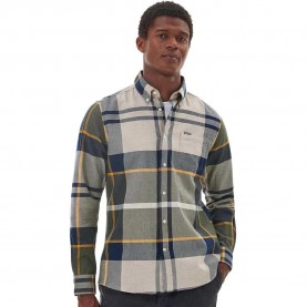 риза,с,дълъг,ръкав,мъжки,ризи,barbour,dunoon,tailored,long,sleeve,shirt,forest,mist,(multicolor)