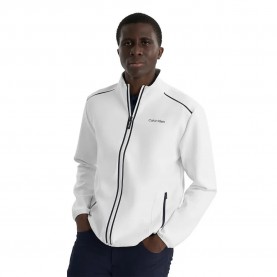 Яке Calvin klein golf Brookhill Technical Full Zip jacket - White (White) яке,мъжки,якета,дамски,якета,и,палта,calvin,klein,golf,brookhill,technical,full,zip,jacket,white,(white)