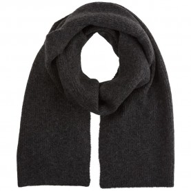 Шал Tom tailor 1048312 Cozy Knit scarf - Black (Shale Grey Melange) шал,ръкавици,шапки,и,шалове,tom,tailor,1048312,cozy,knit,scarf,black,(shale,grey,melange)