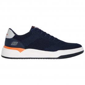 маратонки,мъжки,маратонки,skechers,corliss,trainers,refurbished,navy,knit,synthetic,(blue)