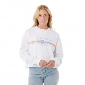Блуза Rip curl Keepsakes Relaxed Crew sweatshirt - White (White) блуза,дамски,блузи,rip,curl,keepsakes,relaxed,crew,sweatshirt,white,(white)