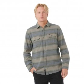 риза,с,дълъг,ръкав,мъжки,ризи,rip,curl,line,up,flannel,long,sleeve,shirt,grey,(deep,cactus)