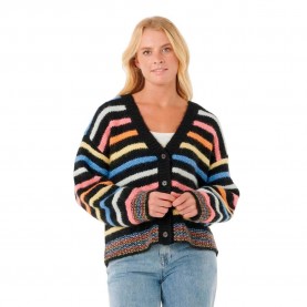 жилетка,дамски,пуловери,дамски,плетени,дрехи,rip,curl,pacific,rider,stripe,cardi,cardigan,multicolor,(black)