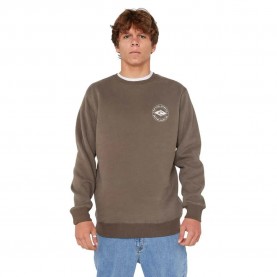 блуза,мъжки,пуловери,rip,curl,staple,crew,sweatshirt,brown,(rock)