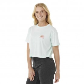 тениска,дамски,тениски,rip,curl,sunrise,crop,short,sleeve,t,shirt,green,(mint)