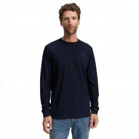 Тениска Tom tailor 1048902 long sleeve T-shirt - Blue (Sky Captain Blue) тениска,мъжки,тениски,tom,tailor,1048902,long,sleeve,t,shirt,blue,(sky,captain,blue)