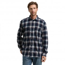 Карирана риза Tom tailor 1047337 shirt - Blue (Navy Multicolor Check) карирана,риза,мъжки,ризи,tom,tailor,1047337,shirt,blue,(navy,multicolor,check)