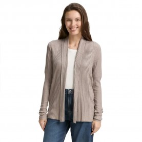 жилетка,дамски,пуловери,дамски,плетени,дрехи,tom,tailor,1047688,cardigan,soft,taupe,melange