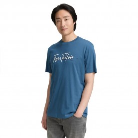 Тениска Tom tailor 1047773 short sleeve T-shirt - Blue (Real Teal Blue) тениска,мъжки,тениски,tom,tailor,1047773,short,sleeve,t,shirt,blue,(real,teal,blue)