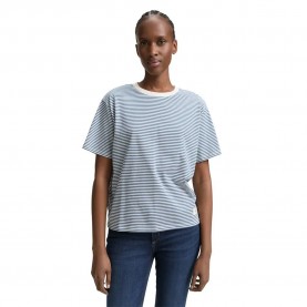 тениска,дамски,тениски,tom,tailor,1047845,short,sleeve,t,shirt,small,dusty,blue,white,stripe,(blue)