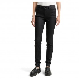 Панталони Tom tailor 1047856 Lucie pants - Black (Coated Black Denim) панталони,дамски,панталони,tom,tailor,1047856,lucie,pants,black,(coated,black,denim)