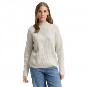 Блуза Tom tailor 1047895 sweatshirt - Beige (Marble Beige Melange) блуза,дамски,блузи,tom,tailor,1047895,sweatshirt,beige,(marble,beige,melange)