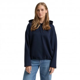 Суичър Tom tailor 1048330 hoodie - Blue (Sky Captain Blue) суичър,дамски,блузи,tom,tailor,1048330,hoodie,blue,(sky,captain,blue)