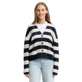 жилетка,дамски,пуловери,дамски,плетени,дрехи,tom,tailor,1048350,cardigan,navy,off,white,stripe