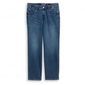 Панталони Tom tailor 1049407 Straight pants - Blue (Clean Mid Stone Blue Denim) панталони,дамски,панталони,tom,tailor,1049407,straight,pants,blue,(clean,mid,stone,blue,denim)