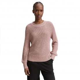 блуза,дамски,пуловери,дамски,плетени,дрехи,tom,tailor,crew,neck,sweater,antique,rose,melange