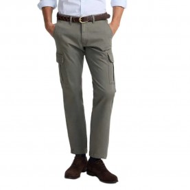 Панталони Silbon Casual cargo pants - Grey (Green) панталони,мъжки,панталони,silbon,casual,cargo,pants,grey,(green)