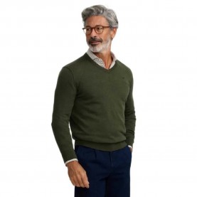 Блуза Silbon Classic V-Neck sweater - Green (Green) блуза,мъжки,пуловери,silbon,classic,v,neck,sweater,green,(green)