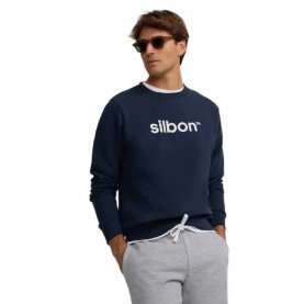 Блуза Silbon Flock sweatshirt - Blue (Navy Blue) блуза,мъжки,пуловери,silbon,flock,sweatshirt,blue,(navy,blue)
