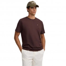 Тениска Silbon Minilogo short sleeve T-shirt - Brown (Brown) тениска,мъжки,тениски,дамски,тениски,silbon,minilogo,short,sleeve,t,shirt,brown,(brown)