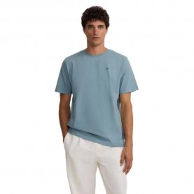 Тениска Silbon Minilogo short sleeve T-shirt - Blue (Indigo Blue) тениска,мъжки,тениски,дамски,тениски,silbon,minilogo,short,sleeve,t,shirt,blue,(indigo,blue)