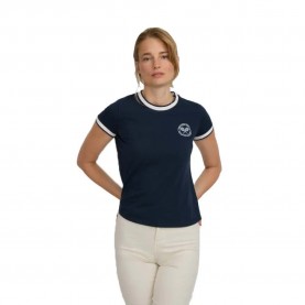 Тениска Silbon Varsity short sleeve T-shirt - Blue (Navy Blue) тениска,мъжки,тениски,дамски,тениски,silbon,varsity,short,sleeve,t,shirt,blue,(navy,blue)