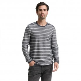 блуза,мъжки,пуловери,tom,tailor,1048709,sweater,grey,(offwhite,navy,stripe)