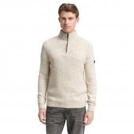 блуза,мъжки,пуловери,tom,tailor,1048713,sweater,beige,(offwhite,melange,multi,neps)