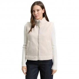 блуза,дамски,блузи,tom,tailor,1049019,full,zip,sweatshirt,beige,(sand,stone,beige,melange)