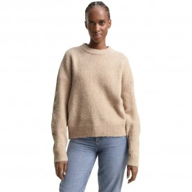 Блуза Tom tailor 1049069 sweater - Beige (Cosy Beige Melange) блуза,мъжки,пуловери,дамски,пуловери,tom,tailor,1049069,sweater,beige,(cosy,beige,melange)
