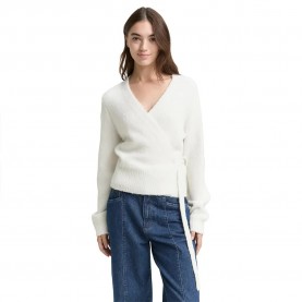 жилетка,дамски,пуловери,дамски,плетени,дрехи,tom,tailor,1049070,cardigan,white,(marble,beige,melange)