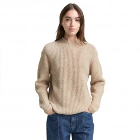 блуза,дамски,пуловери,дамски,плетени,дрехи,tom,tailor,1049071,sweater,beige,(cosy,beige,melange)
