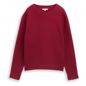 Блуза Tom tailor 1049122 sweater - Red (Rumba Red) блуза,мъжки,пуловери,дамски,пуловери,tom,tailor,1049122,sweater,red,(rumba,red)