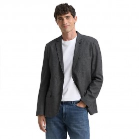 Сако Tom tailor 1049233 blazer - Grey (Navy Structured Grindle) сако,мъжки,сака,tom,tailor,1049233,blazer,grey,(navy,structured,grindle)
