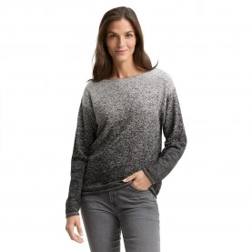 блуза,дамски,пуловери,дамски,плетени,дрехи,tom,tailor,1049487,sweater,grey,(black,grey,degrade,design)