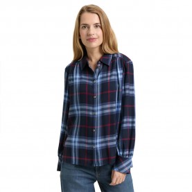 Tom tailor 1051661 blouse - Blue (Navy Blue Big Check) дамски,блузи,tom,tailor,1051661,blouse,blue,(navy,blue,big,check)