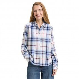 Tom tailor 1051661 blouse - White (Off White Blue Big Check) дамски,блузи,tom,tailor,1051661,blouse,white,(off,white,blue,big,check)