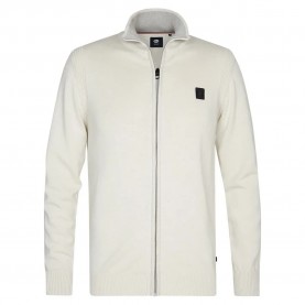 блуза,мъжки,пуловери,petrol,industries,m,3050,kwc202,full,zip,sweater,white,(antique,white,melee)