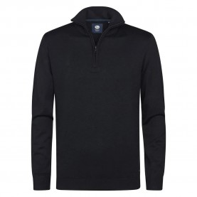 блуза,мъжки,пуловери,petrol,industries,m,3050,kwc207,half,zip,sweater,deep,black,(black)