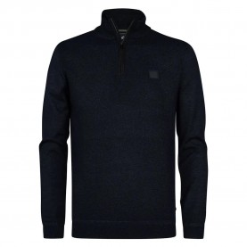 блуза,мъжки,пуловери,petrol,industries,m,3050,kwc214,half,zip,sweater,deep,black
